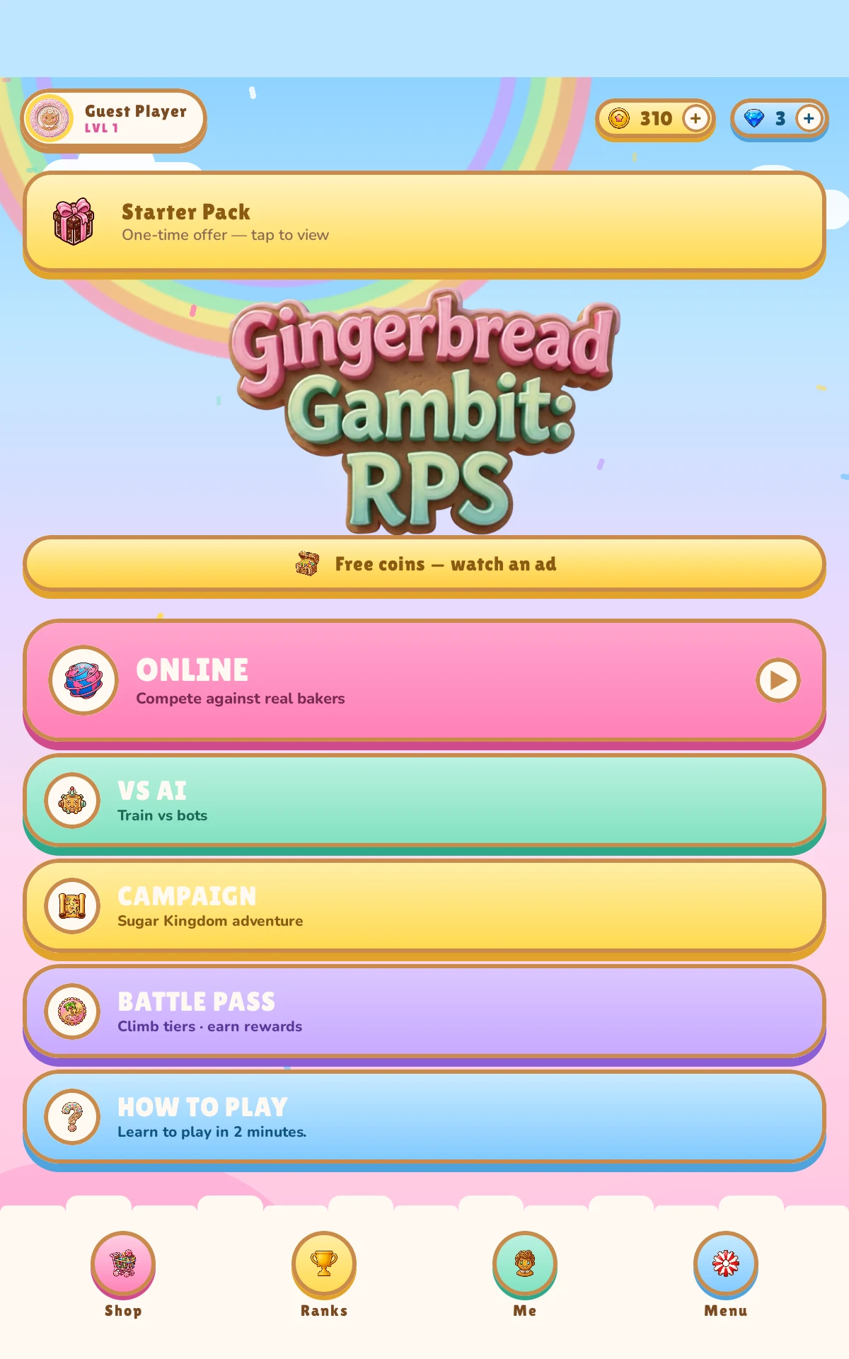 Gingerbread Gambit: RPS screenshot