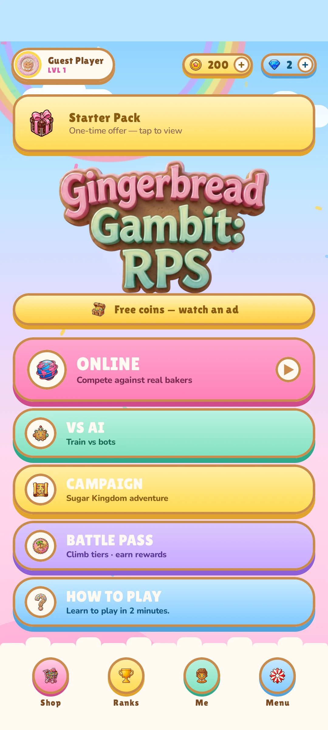Gingerbread Gambit: RPS screenshot